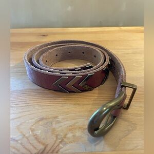 Lucky Brand Brown Leather Belt | size S